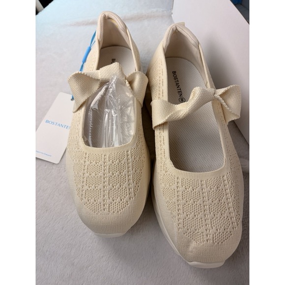 Mary Jane Shoes - BOSTANTEN Mary Jane Walking Sneakers 8 Lightweight Knit Slip-On Ortho Runs Big